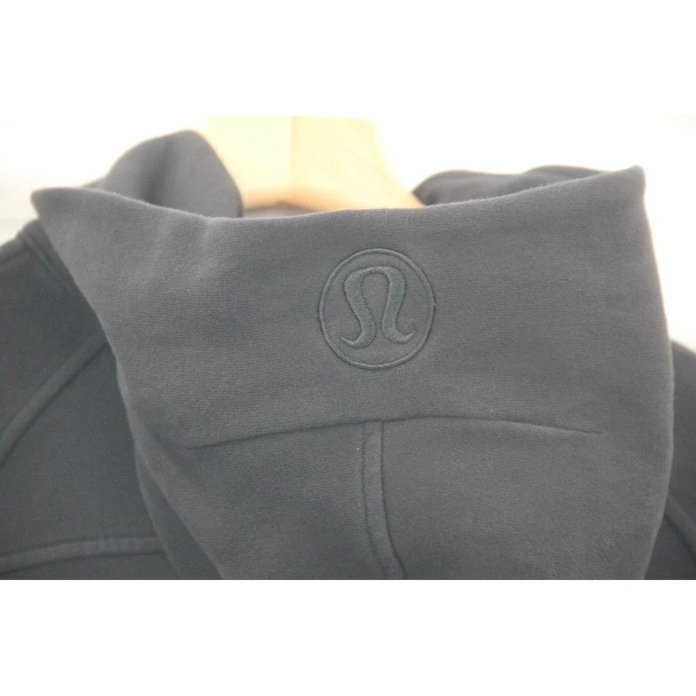 Lululemon Athletica Scuba Oversized 1/2 Zip Hoodie XS/S Black Kangaroo Pocket